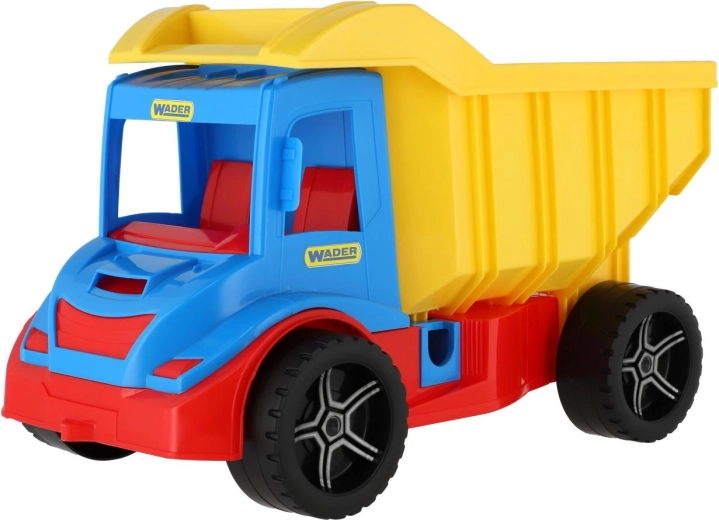 Värviline ehitusauto väikestele juhtidele