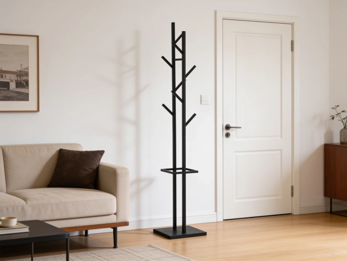 Põrandariidenagi AXON, 178 cm, must