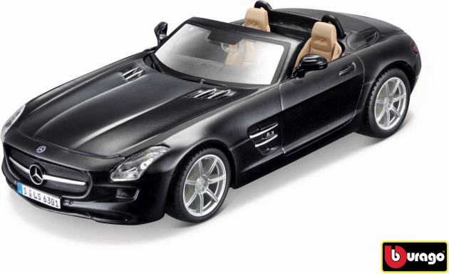 Bburago Mercedes-Benz SLS AMG Roadster 1:32 black metallic