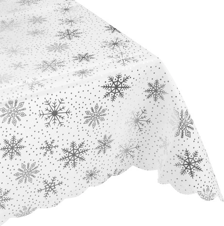 Festive look with snowflakes