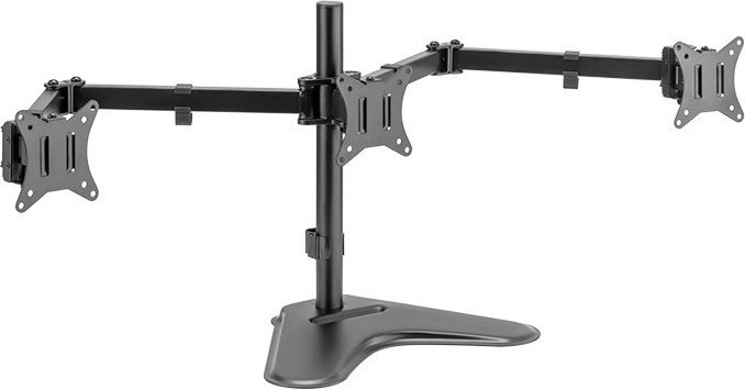Lauakinnitus kolmele monitorile 17–27" (maks. 7 kg ühe õla kohta)