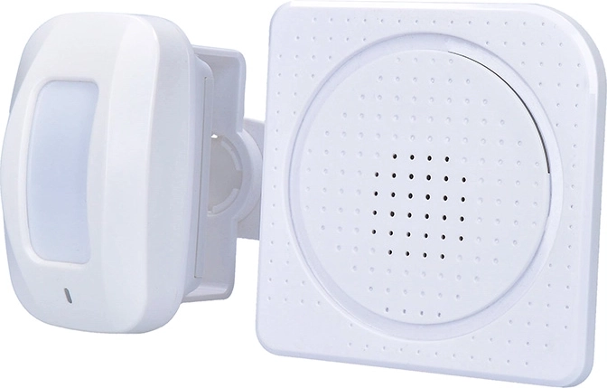 PIR motion detection and instant sound alert