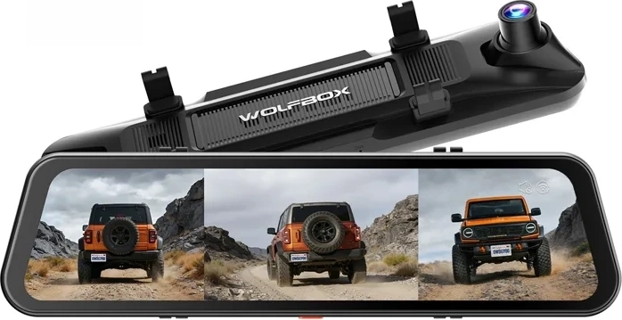WOLFBOX G900TriPro kolme kaameraga 4K ja 2,5K pardakaamera