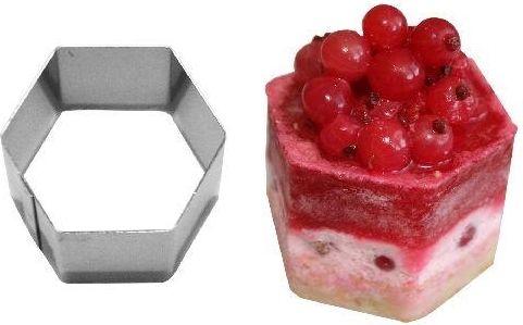 Semifreddo kuusnurkne lõikur mini tortidele