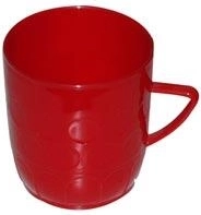 Plastic mug with dots 0.3 l – assorted colors