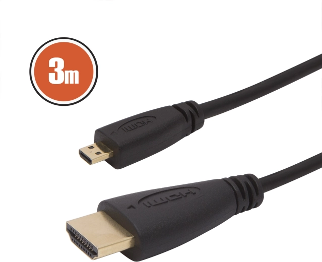 HDMI–Micro HDMI kaabel 3 m
