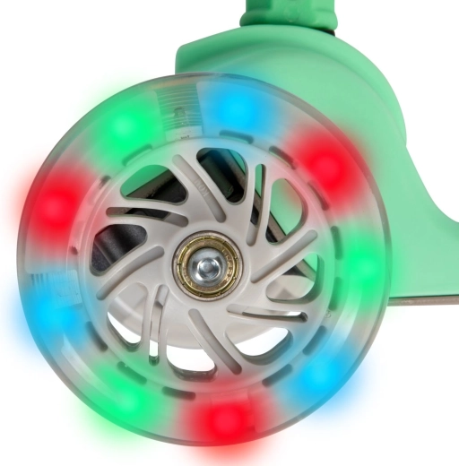 Glowing LED wheels for a fun ride