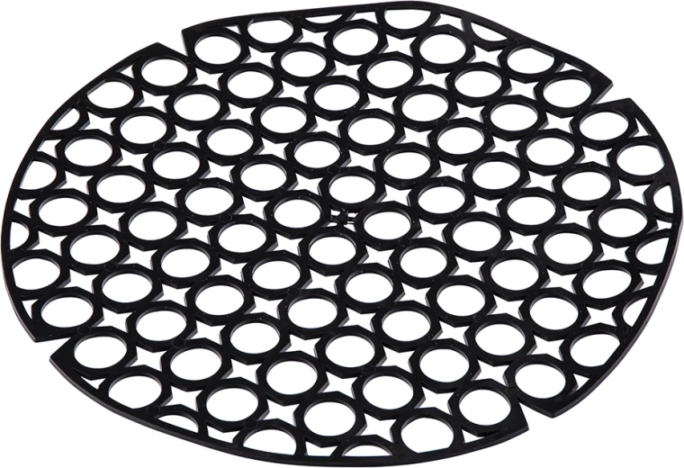 Flexible Round Sink Grid – Black