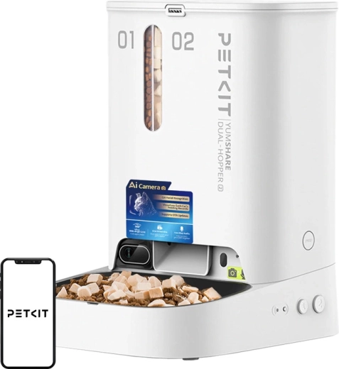 Automaatne söödadosaator kaameraga PETKIT YumShare Dual Hopper 2