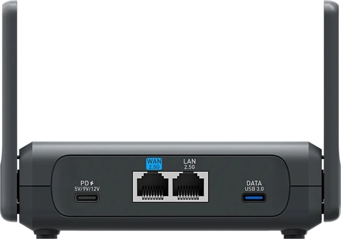Two 2.5G ports for fast wired connectivity