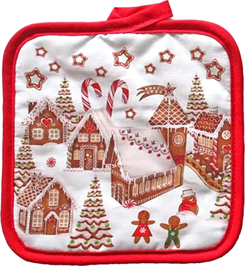 Toro piparkoogiküla motiiviga poti-/pannialus 17 × 17 cm