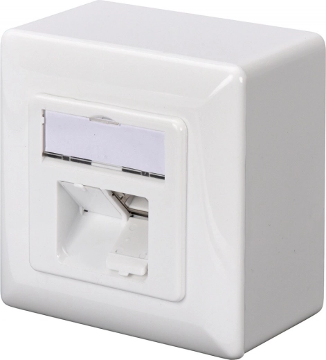 Varjestatud CAT 6A seinavõrgupesa 2x RJ45
