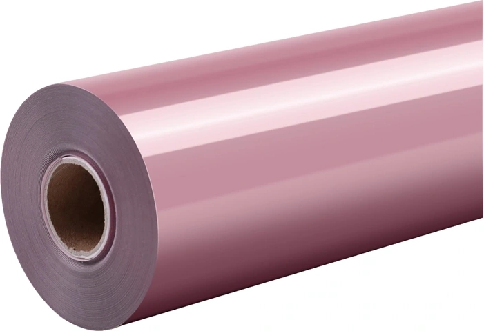 HTVRONT Pure PU termosiirdefoolium 30,5 cm × 1,8 m (roosakuld) - 1 tk