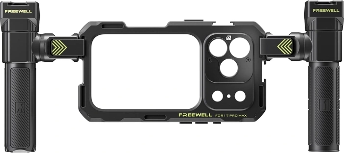 Freewell Genius Rig kaamerapuur ja telefonihoidik iPhone 17 Pro Maxile