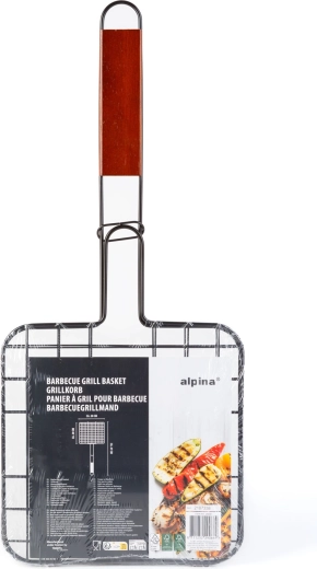 Lihagrillrest puidust käepidemega