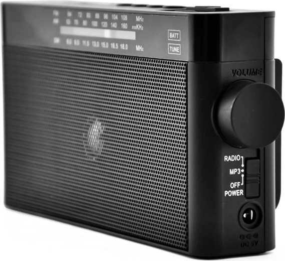Kaasaskantav retro AM/FM raadio Bluetoothi, USB ja microSD-ga
