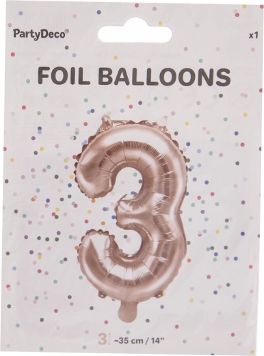 Fooliumõhupall number 3 pärlroosa 35 cm