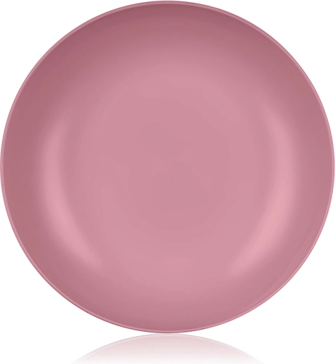 Sügav taldrik 22 cm Culinaria tumeroosa plast
