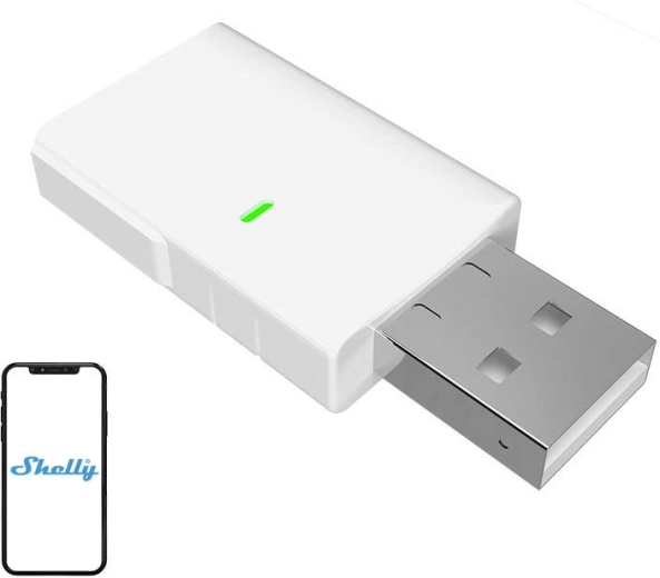 Shelly BLU Gateway USB-A – Wi‑Fi/Bluetooth lüüs