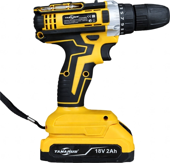 18 V võimsus ja pöördemomendi seadistus