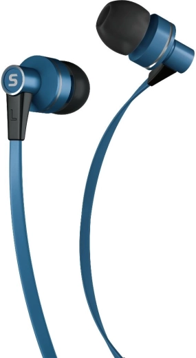 Sencor Metal In-Ear Headphones with Microphone – Blue