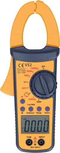 Solight professionaalne tangmultimeeter 10 mA–1000 A