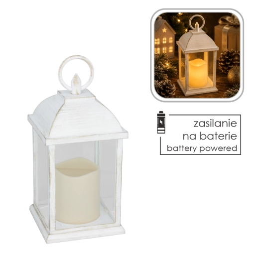 Warm flickering LED light