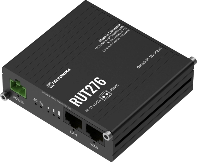 Clearly labeled ports and quick wiring