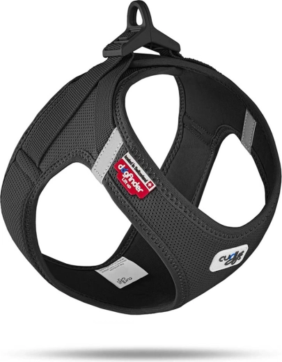 Curli Air-Mesh koerarakmed pandlaga must 3XS (1,5–3 kg)
