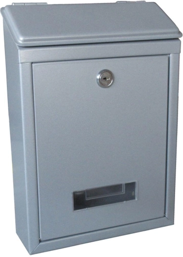 Hall postkast, hall 210 × 300 × 60 mm, tsingitud terasest