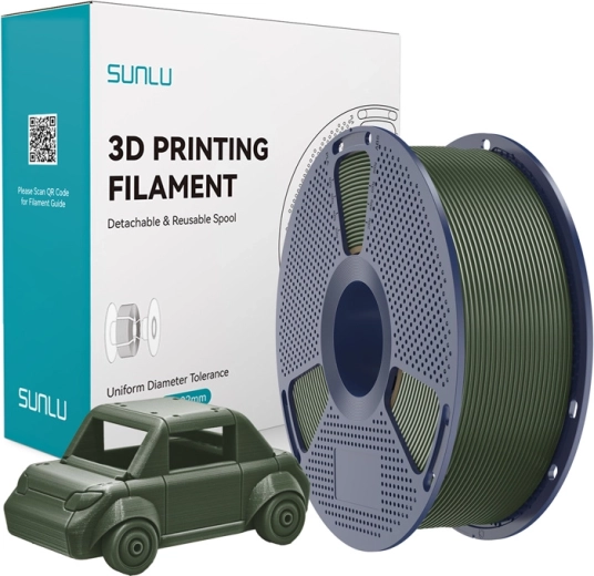Sunlu PETG filament oliivroheline