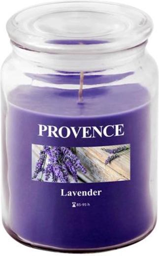 Lõhnaküünal klaasis Provence lavendel 95 tundi