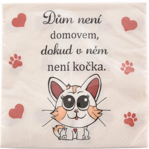 Salvrätikud Cat home 33 × 33 cm, 20 tk