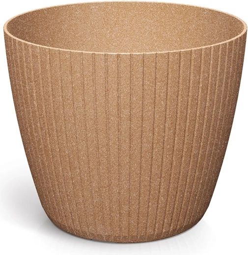 Lamia Eco Wood Flower Pot 19.8 cm naturo eco