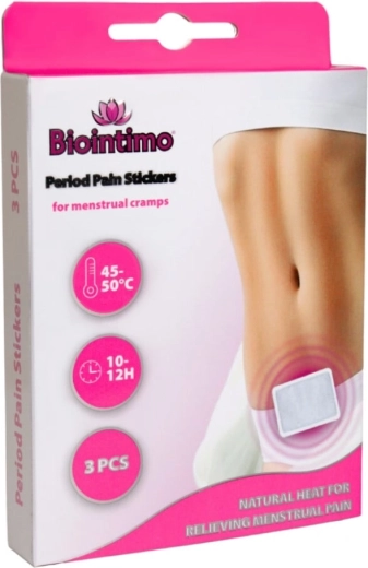 Biointimo soojendav plaaster menstruaalvalu vastu (3 tk)