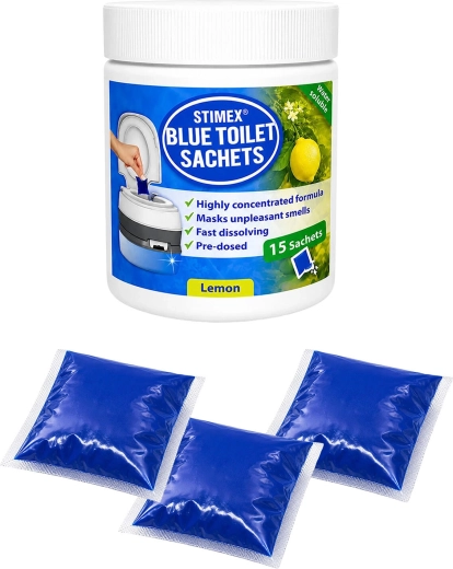 Sidrunilõhnalised keemilise tualeti kotikesed 20 g – 15 tk
