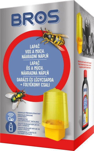 Bros herilaste, vapsikute ja kärbeste püünis – vahetustäidis 200 ml