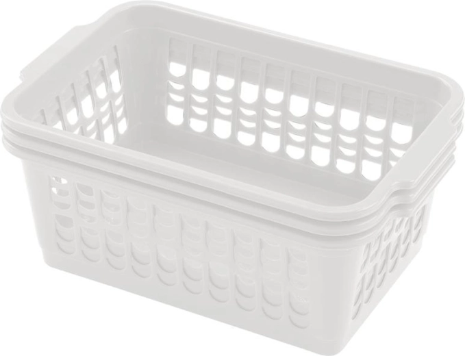 Plastkorvid HEIDRUN 30 × 19,5 × 13 cm, 3 tk komplekt, värvivalik