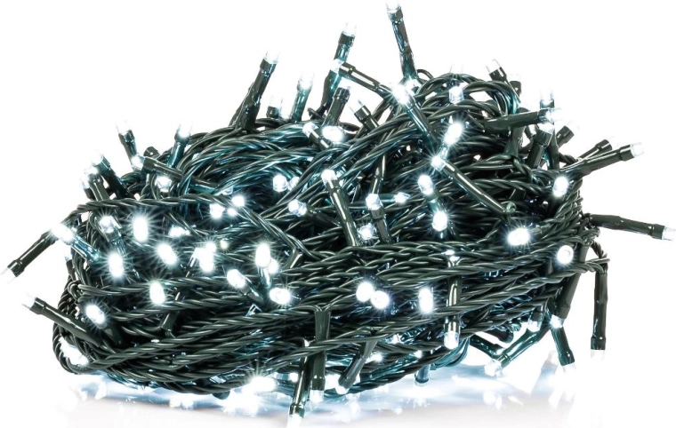 RETLUX Connectable Christmas LED String Light with Cool White Light
