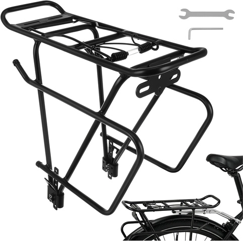 TRIZAND jalgratta tagumine pakiraam, alumiinium, 25 kg, ratastele 24–29”