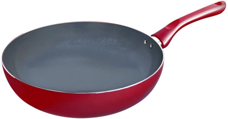 Wok-pann TORO 28 cm mittenakkuva keraamilise kattega