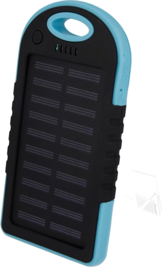 Setty päikesepaneeliga varupatarei 5000 mAh sinine