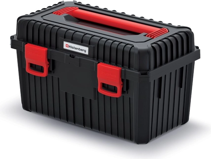 Tööriistakohver eemaldatava sisuga HEAVY, 585 × 360 × 337 mm, must