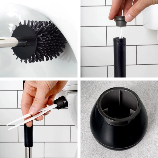Integrated tweezers for hygienic details