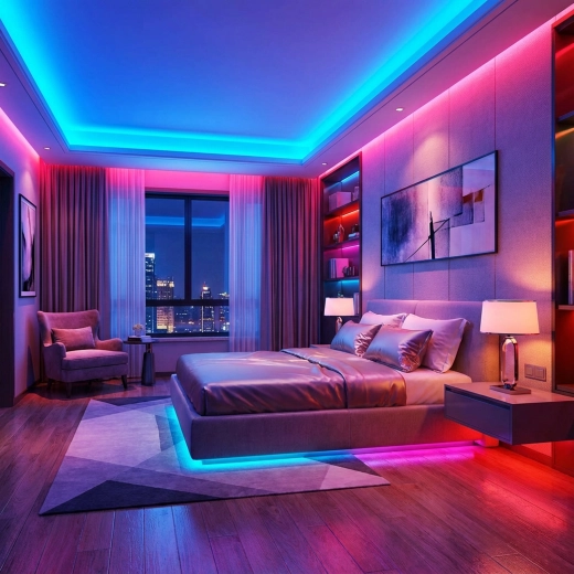 RGB LED-riba 5 m puldiga