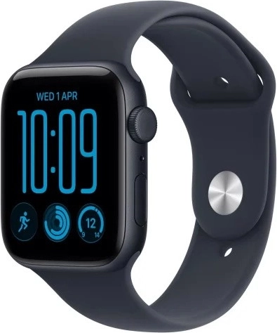 Apple Watch SE 3 GPS + Cellular 40 mm, südaöevärvi alumiiniumkorpus, tumesinine spordirihm S/M
