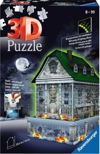 Ravensburger 3D pusle Kummitusmaja helendava efektiga, 216 tükki