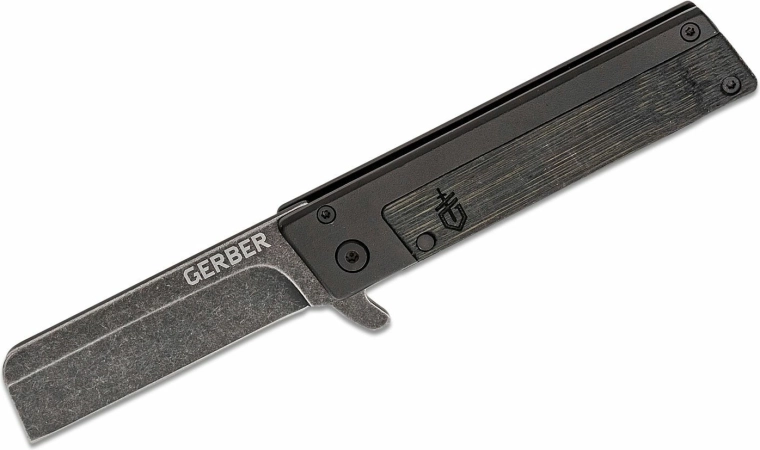 Gerber Quadrant – bambusest taskunuga, must, tera 6,9 cm