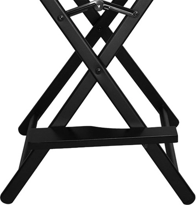 Stable frame and practical footrest