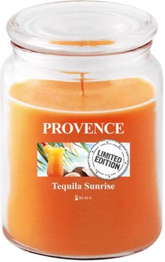Lõhnaküünal klaasis PROVENCE Tequila Sunrise 95 tundi